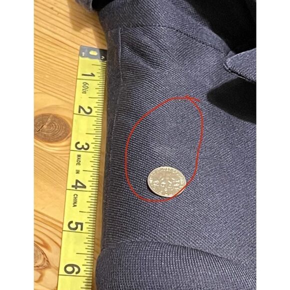 Lauren Ralph Lauren Wool Blazer Vintage black with Gold Buttons Women 14 - Picture 9 of 12